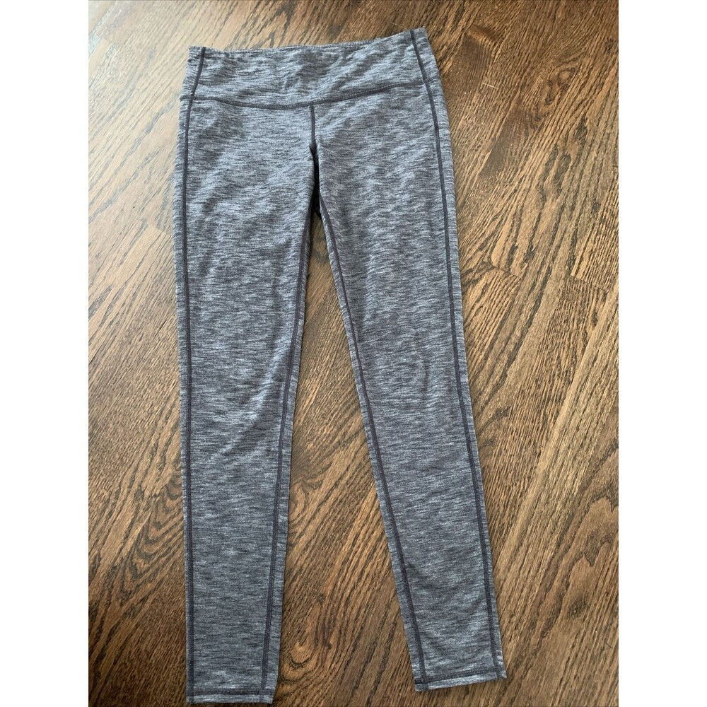 ATHLETA Chaturanga Tight Leggings Black Heather BLHE WOMENS‎ SZ M